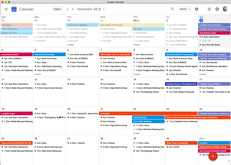 Google Calendar Desktop App Mac