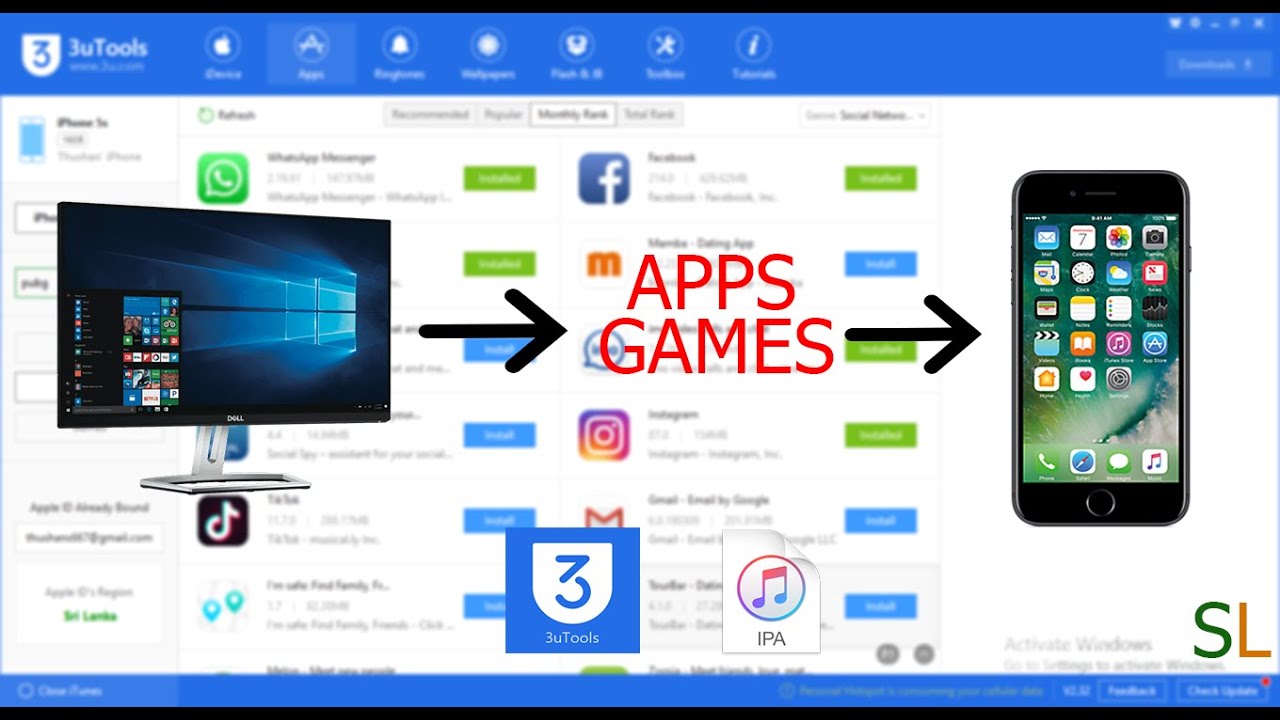 How to install apps from iphone to mac desktop